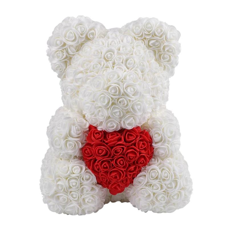 Ours de roses - 40cm