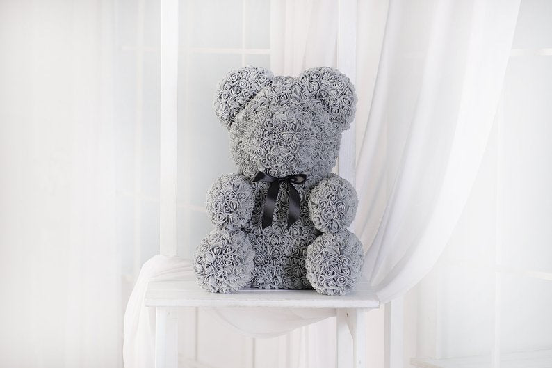 Ours de roses - 50cm