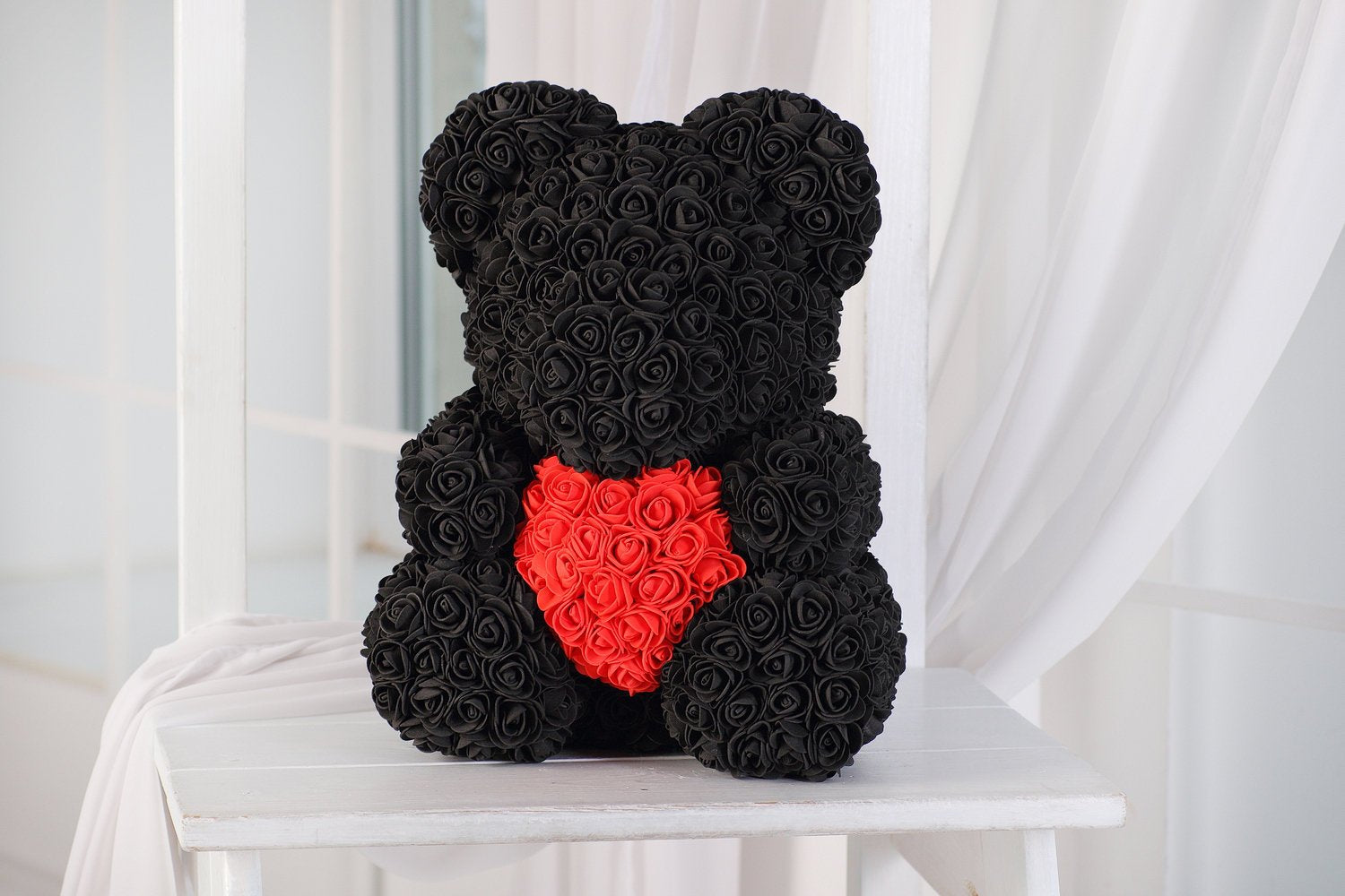 Ours de roses - 40cm